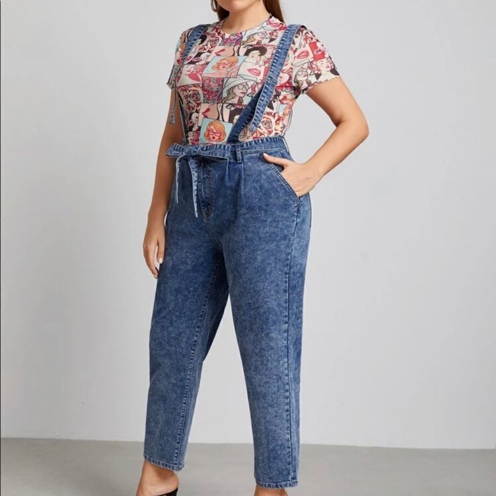 Cute Denim Overalls 